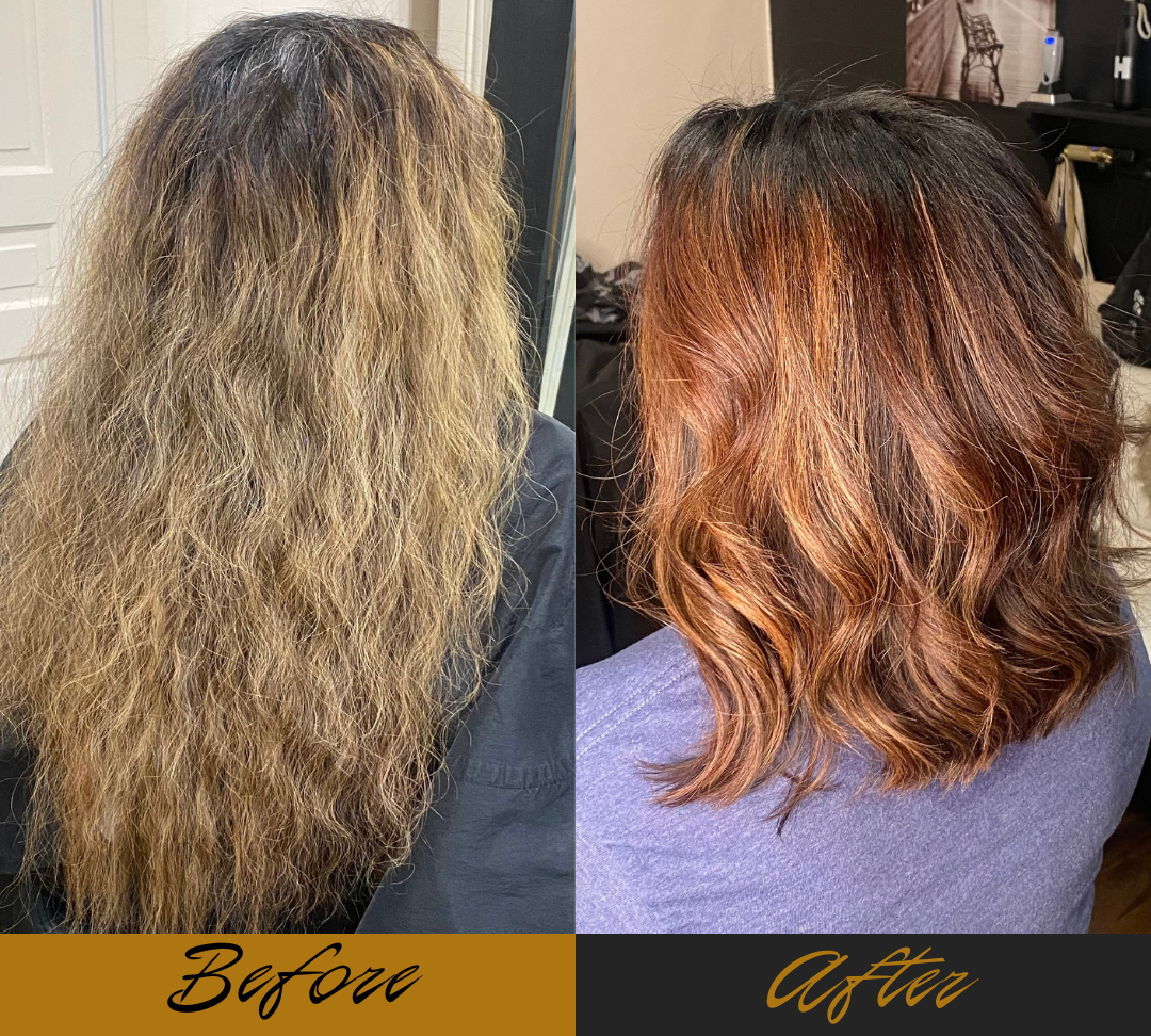 Salon Veritas Before & After Haircut