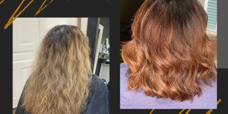 Salon Veritas Before & After Haircut