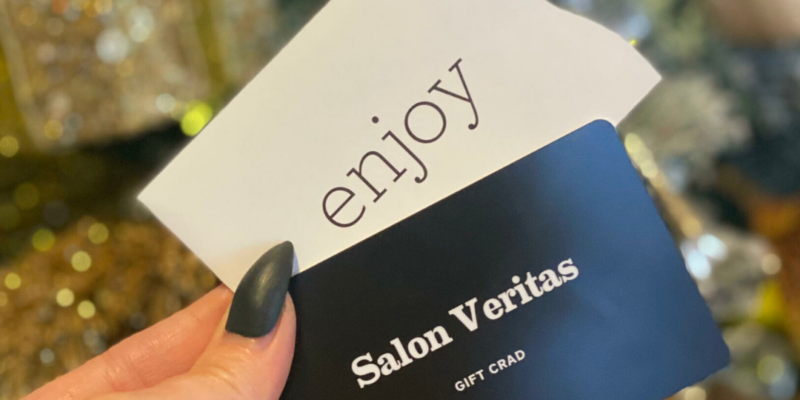 Salon Veritas Stocking Stuffer Gift Card